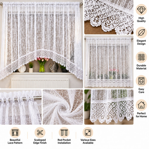 Jardiniere net curtain lace