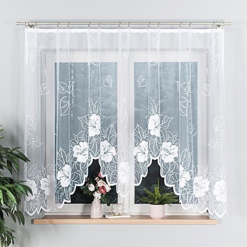 Jardiniere arched net curtain - net,