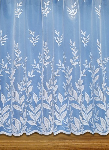 Net curtains floral leaf - curtains,