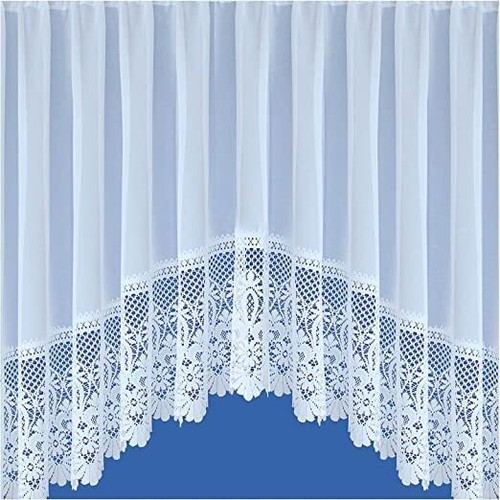 Jardiniere plain white net - ,