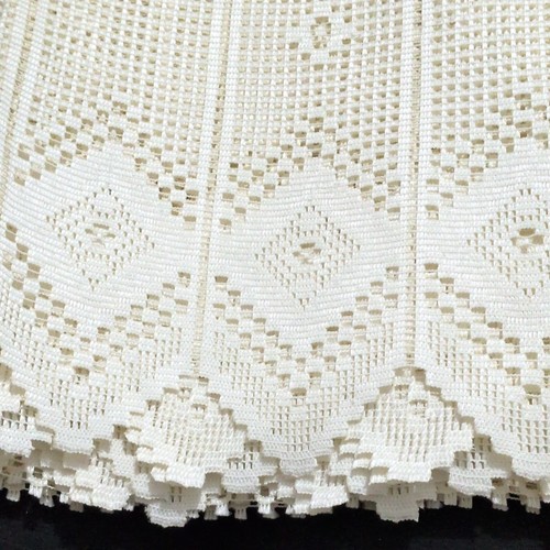 Cream sheer cafe style - sheer,