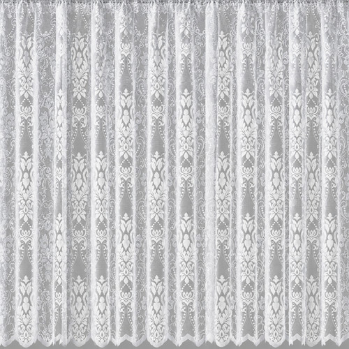 Luxury white floral damask net - floral,