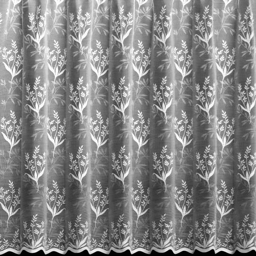 Maisie floral white net - white,