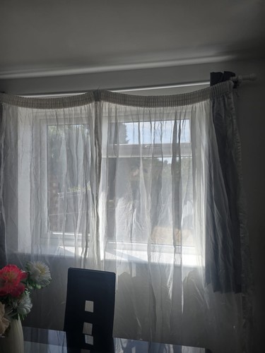 Net curtains pair window - net,