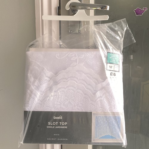Jardiniere arched net curtain - arched,