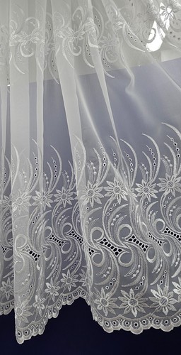 White lace cheap net curtains - lace,