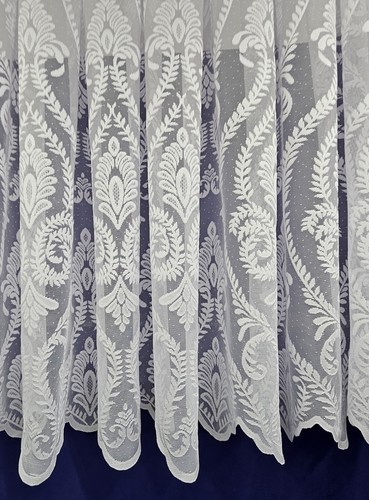 White lace cheap net curtains - lace,